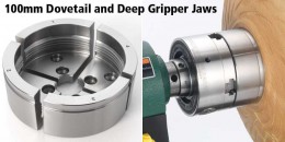 Record Power 62329 100 mm Dovetail and Deep Gripper Jaws £43.99